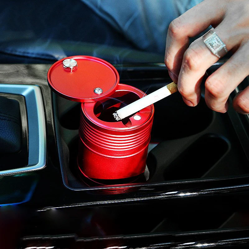 Пепельница многофункциональная автомобильная креативная с крышкой вращающийся