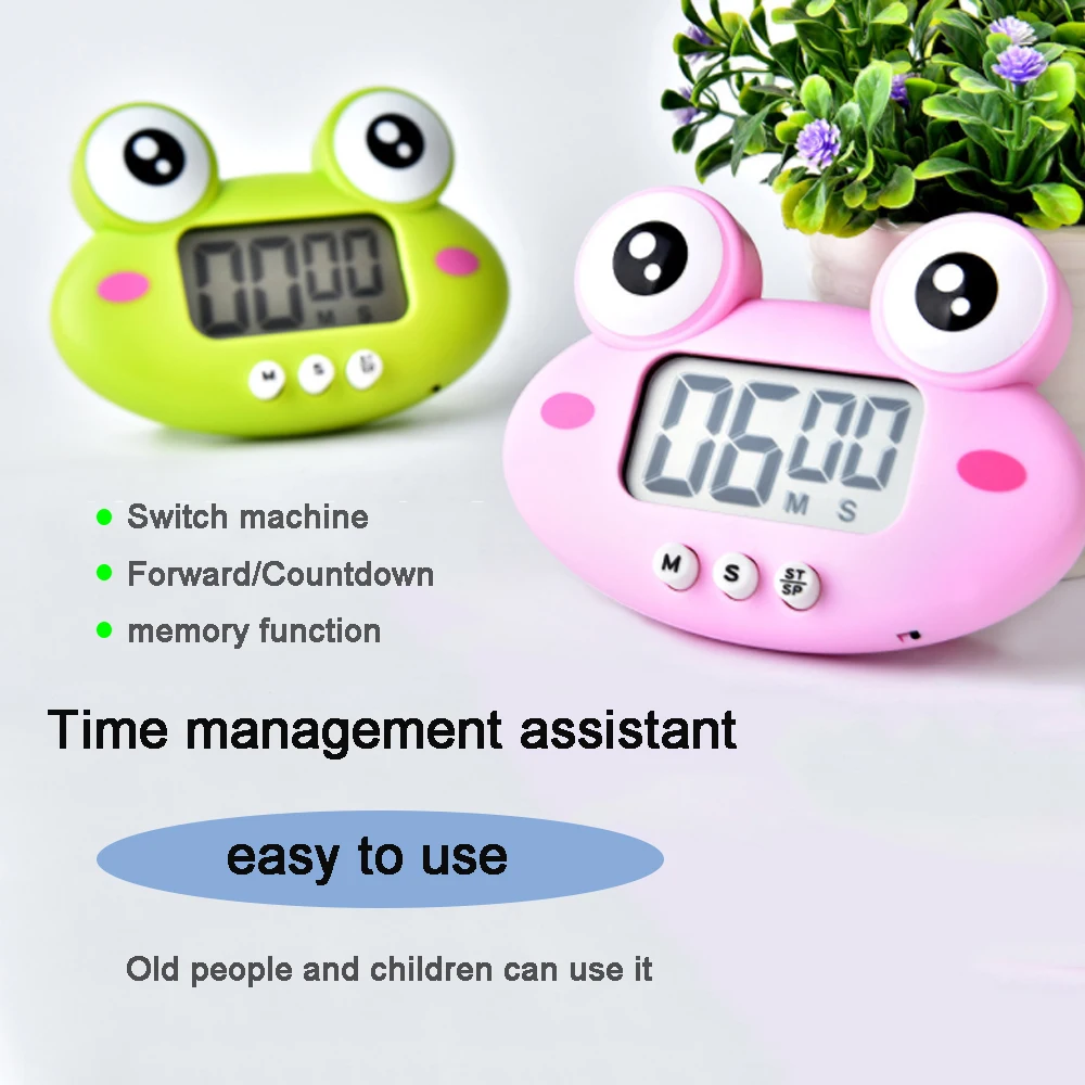 Цифровой кухонный таймер с большими цифрами Магнитная подставка большим