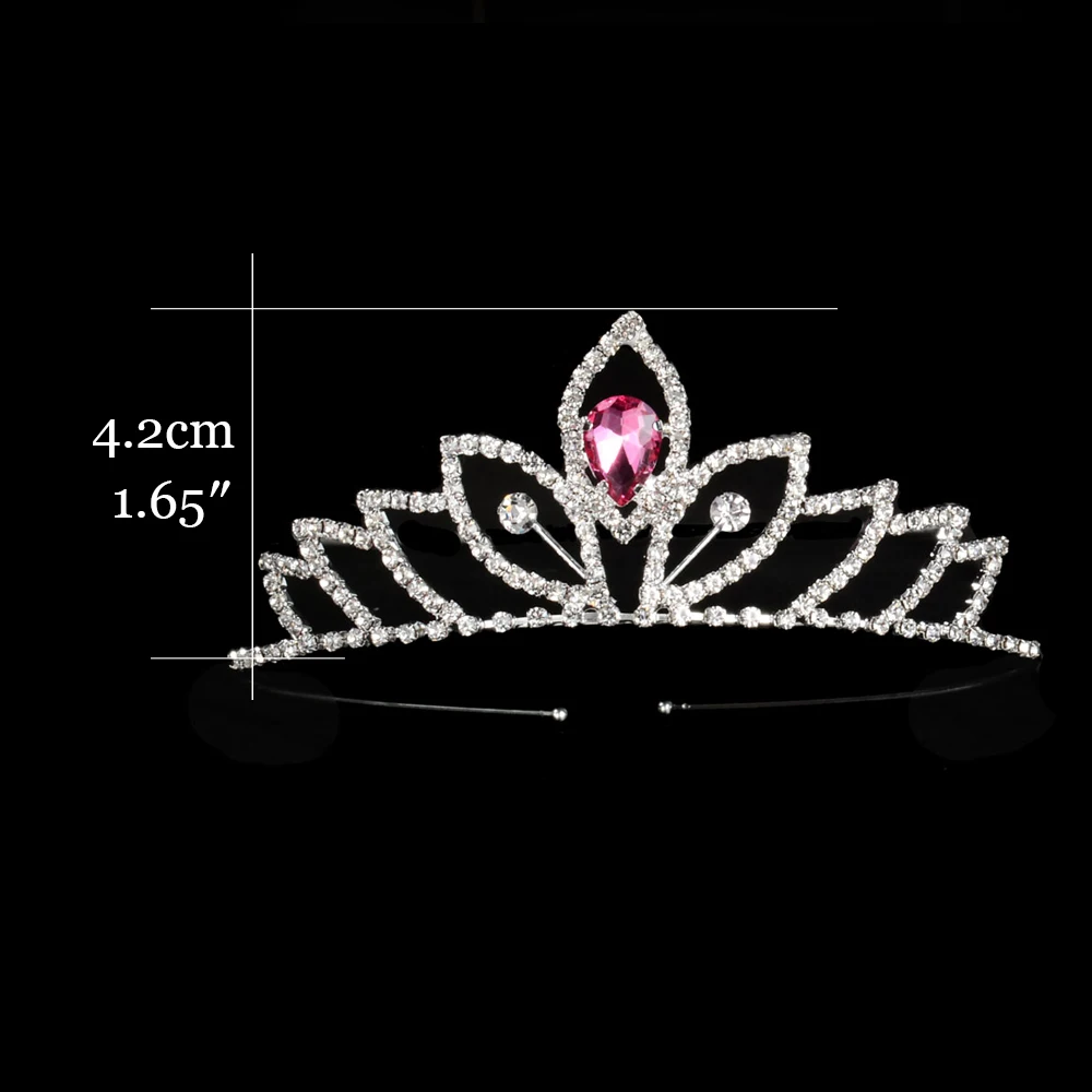 Тиара принцессы для девочек детская Корона невесты Цветочные Свадебные повязки