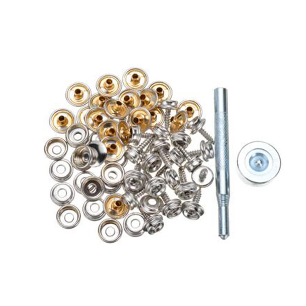 

For Marine Application Snap Fastener Cap Stainless Steel Canvas Sockets New