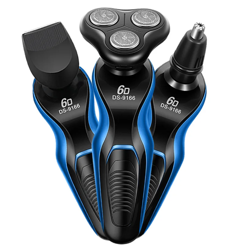 

6D Four-in-One Electric Shaver For Men Razor Electric Multi-Function Shaver USB Car Rechargeable Whole Body Washable Shaver