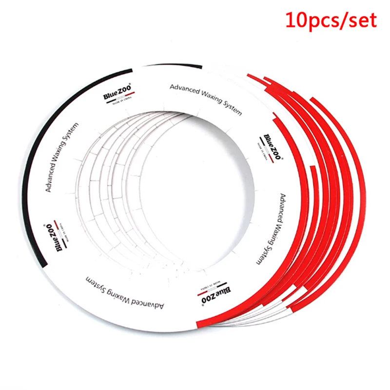 

10pcs/set Standard Melt Wax Cleaning Ring Body Shaving Hair Removal Waxing Clean The Protective Paper Ring