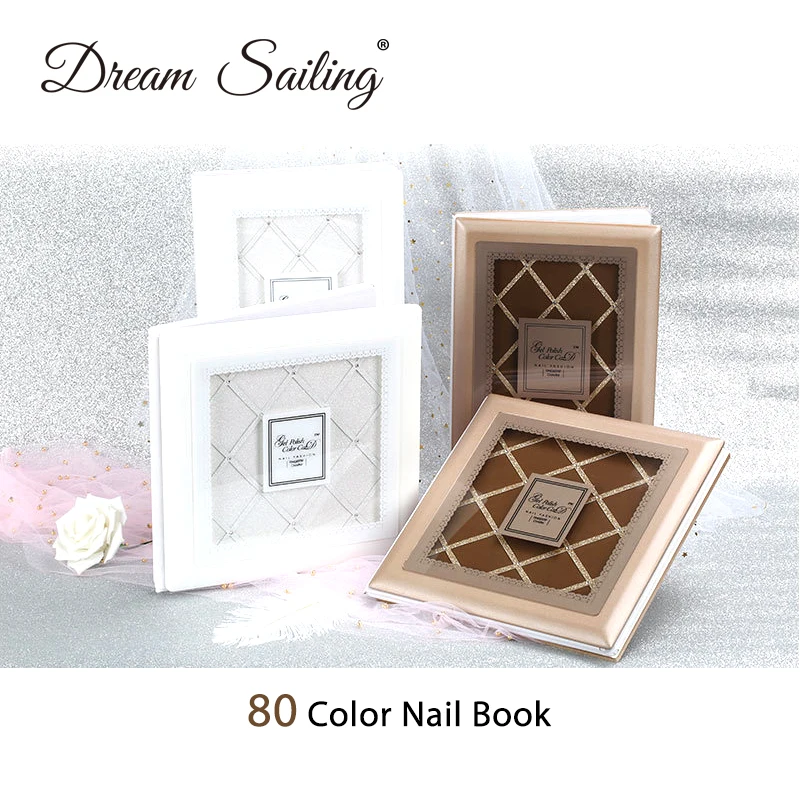 Накладные ногти цветной книжный дисплей Гель лак для нейл арта цветная карта