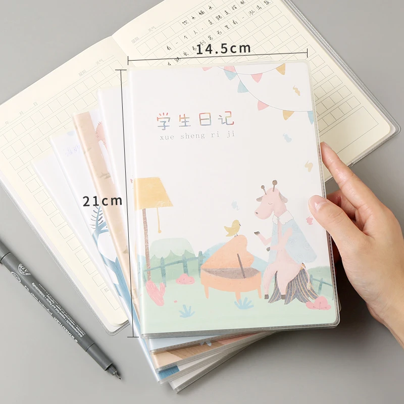 Ноутбук А5 квадратный дневник ручная учётная запись Книга ПВХ водонепроницаемый