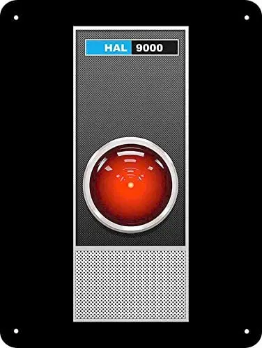 

Металлический знак-HAL 9000 из 2001 репродукция Space Odyssey