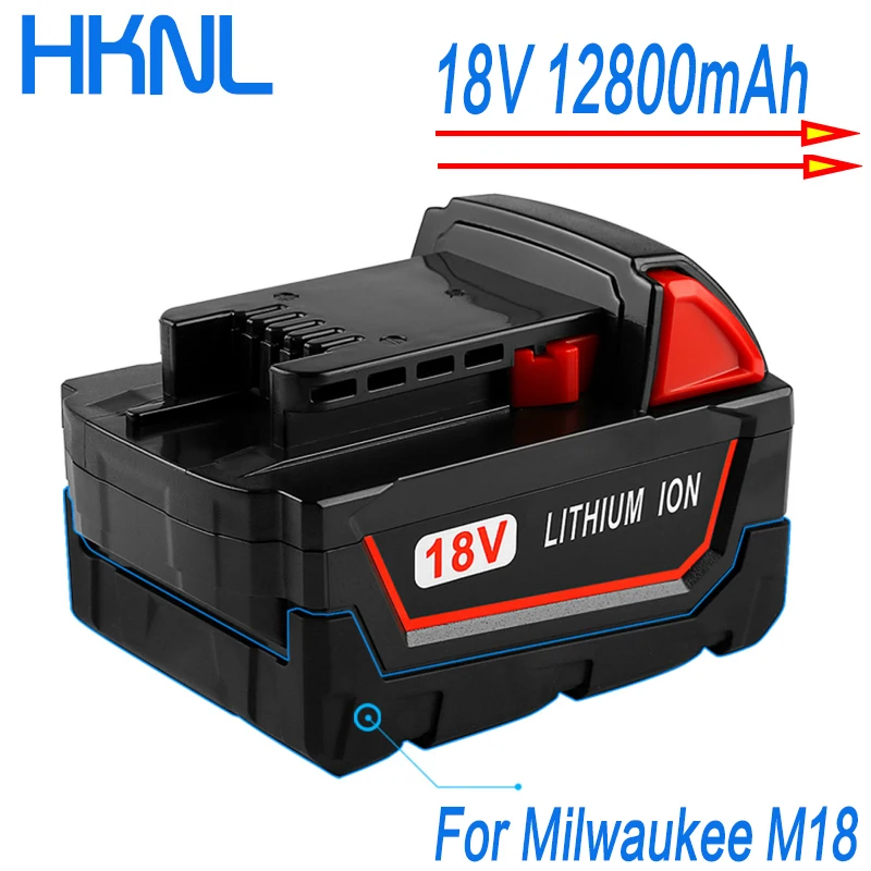 Аккумулятор для электроинструментов Milwaukee M18 12800 мА/ч 18 в литий ионный аккумулятор