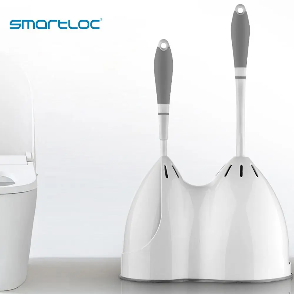 Набор 2 smartloc пластиковая подставка держатель туалетной щетки набор присоска