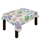 Фотофоны пасхальные яйца из скатерть для отеля стол для пикника прямоугольный стол чехлы для дома Обеденный стол Чай Украшение стола