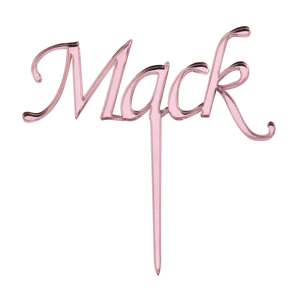 12 шт. персонализированные имя кекс топперы на заказ маленький торт баннер дерево