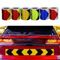 5cm300cm car arrow reflective tape decoration stickers car warning safety reflection tape film auto reflector sticker accessor
