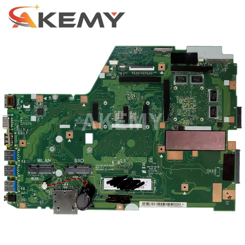 Материнская плата Akemy X751LK REV 2 0 для For Asus X751LKB X751LX материнская ноутбука GTX 850M 4G RAM I7
