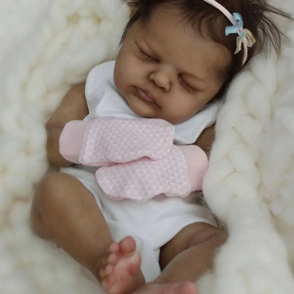 

20 Inch Reborn Doll Kit Bellami Sleeping Baby Lifelike Soft Fresh Color Best Gift For Baby