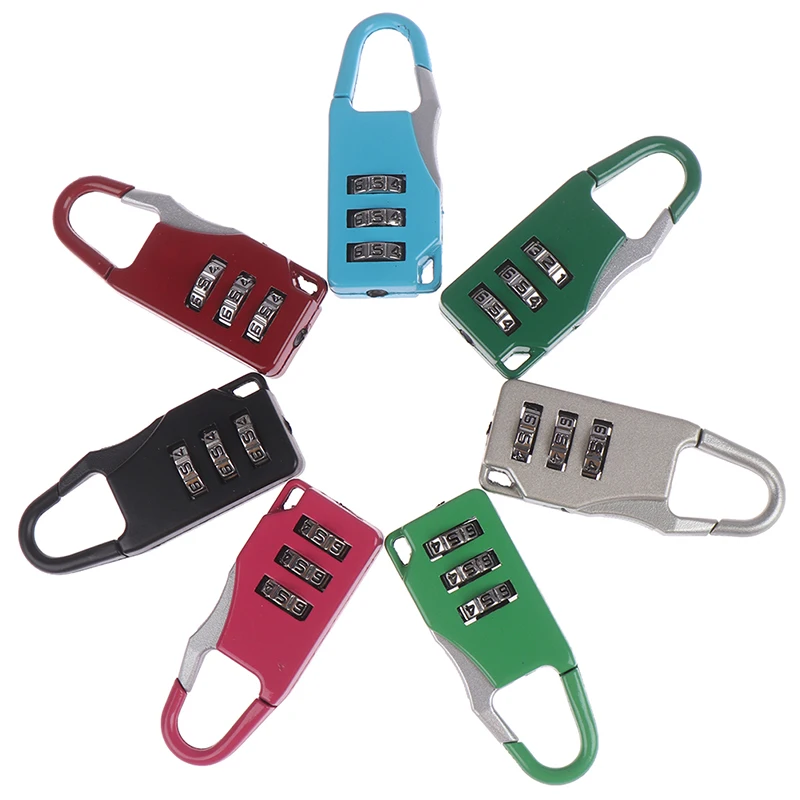 1Pc Password Lock Combination Padlock Security Travel Safe Zinc Alloy Suitcase Luggage Locker Bicycle Locks | Обустройство дома
