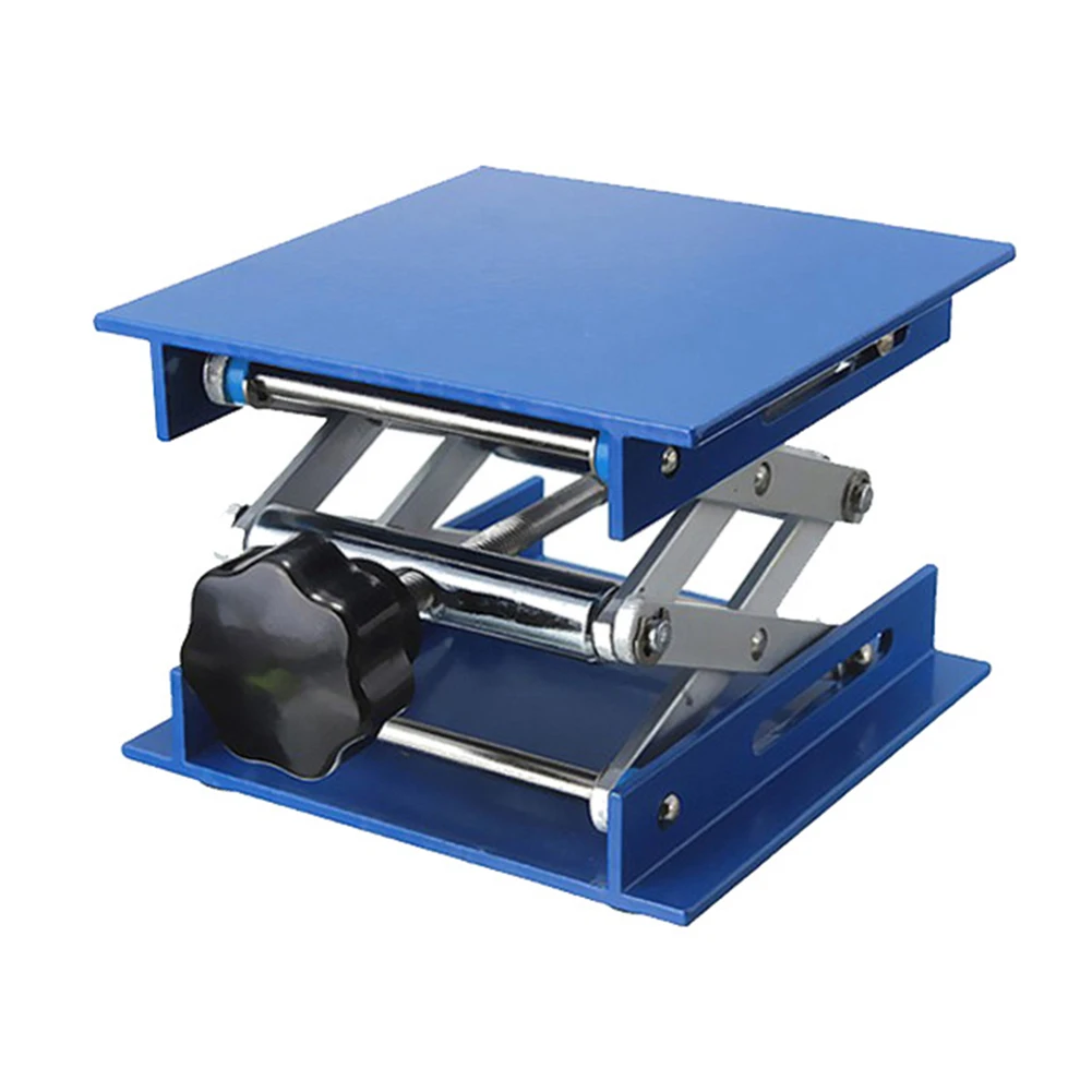 Aluminum Alloy Manual Control Support Stand Adjustable Scissor Rack Experiment Tool Woodworking Laboratory Lifting Platform | Инструменты
