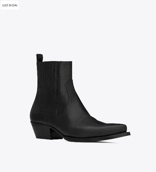 2020 new arrival women ankle boots point toe BOOTS martin booties party shoes ladies western botas cowboy lady footwear | Обувь