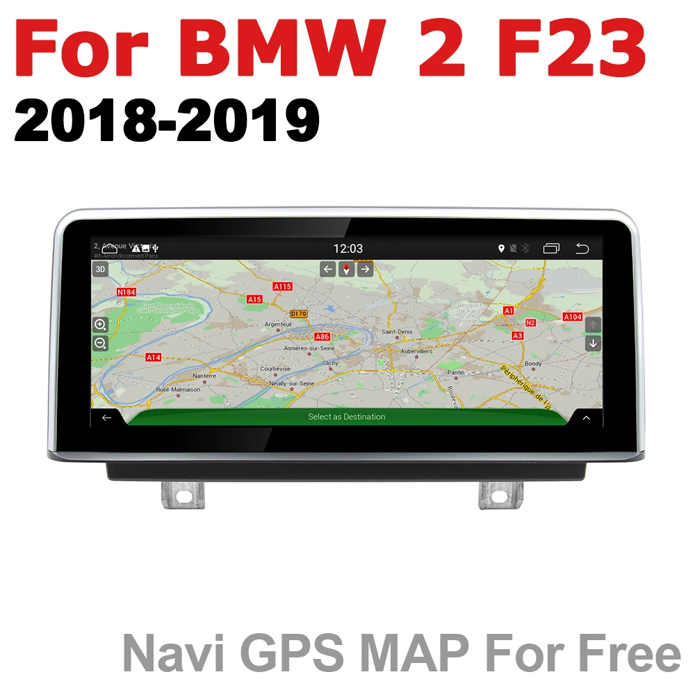 Автомобильный аудио Android 7 0 GPS навигация для BMW 2 серии F23 2018 ~ 2019 EVO Кабриолет WiFi 3G 4G