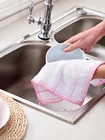 5 шт. хлопок марлевая Салфетка для уборки тряпка абсорбент мытья окон Кухня Полотенца кухонные полотенца для посуды Полотенца s многослойная ткань