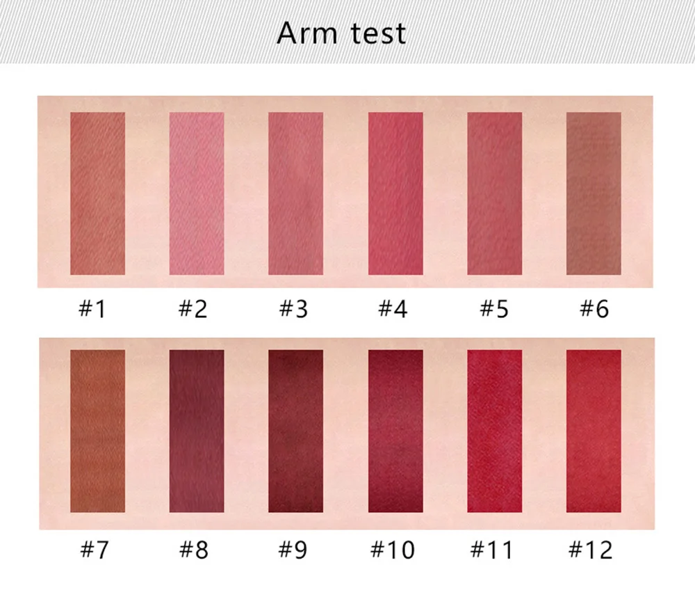 12 pcs/box Matte lipstick set long lasting Waterproof Nourish Velvet Lipstick Nude lipsticks Multicolorful lip sticks Sexy Color |