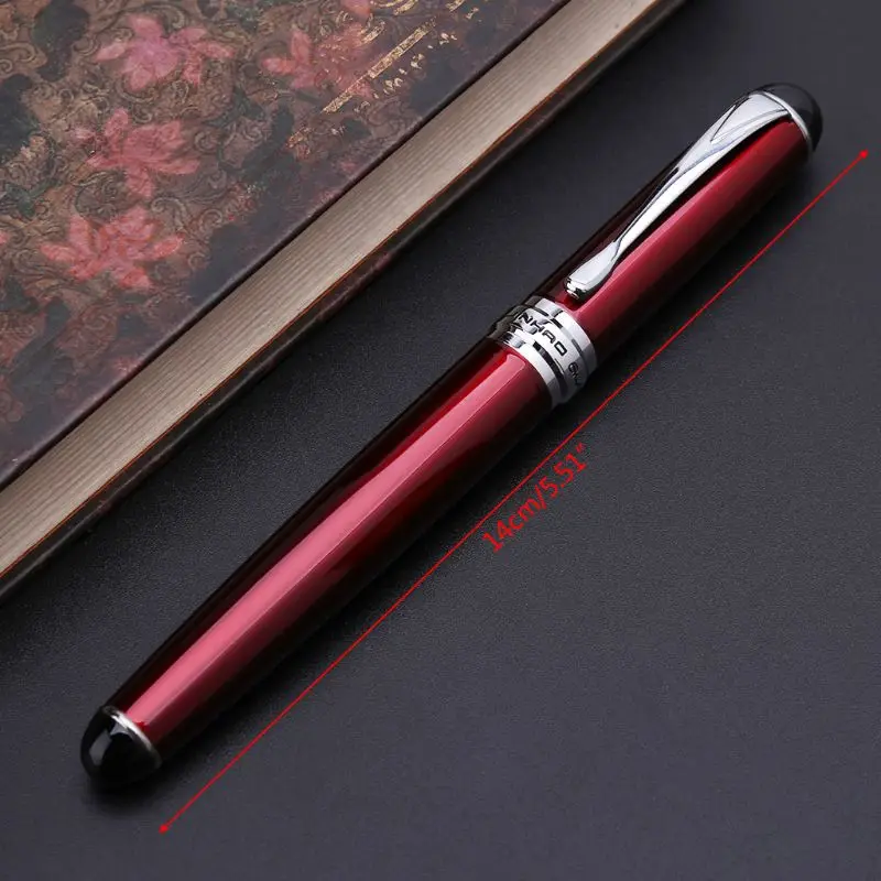

Jinhao X750 Luxury Men's Fountain Pen Business Student 0.5mm Extra Fine Nib Calligraphy Office Supply Writing Tool G92E