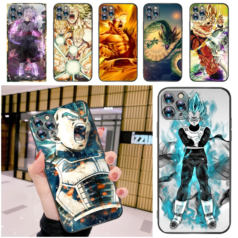 

Anime Figure Super Warrior Dragon Color Painting Phone Case For iPhone 12 Pro MAX Mini SE 2020 Carcasa Funda Cases Back Cover