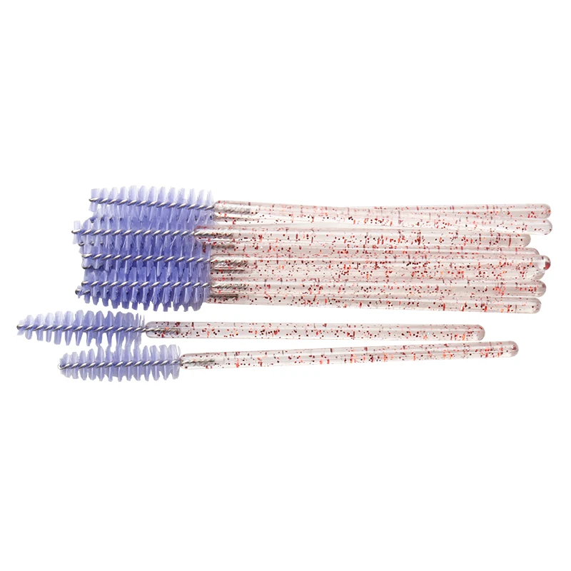 CR-P light purple 1000 шт/партия одноразовый Кристалл Ручка кисти для макияжа одноразовые ресницы тушь для ресниц палочки Аппликатор для ресниц удлинитель инструменты для макияжа - Handle Color: CR-P light purple