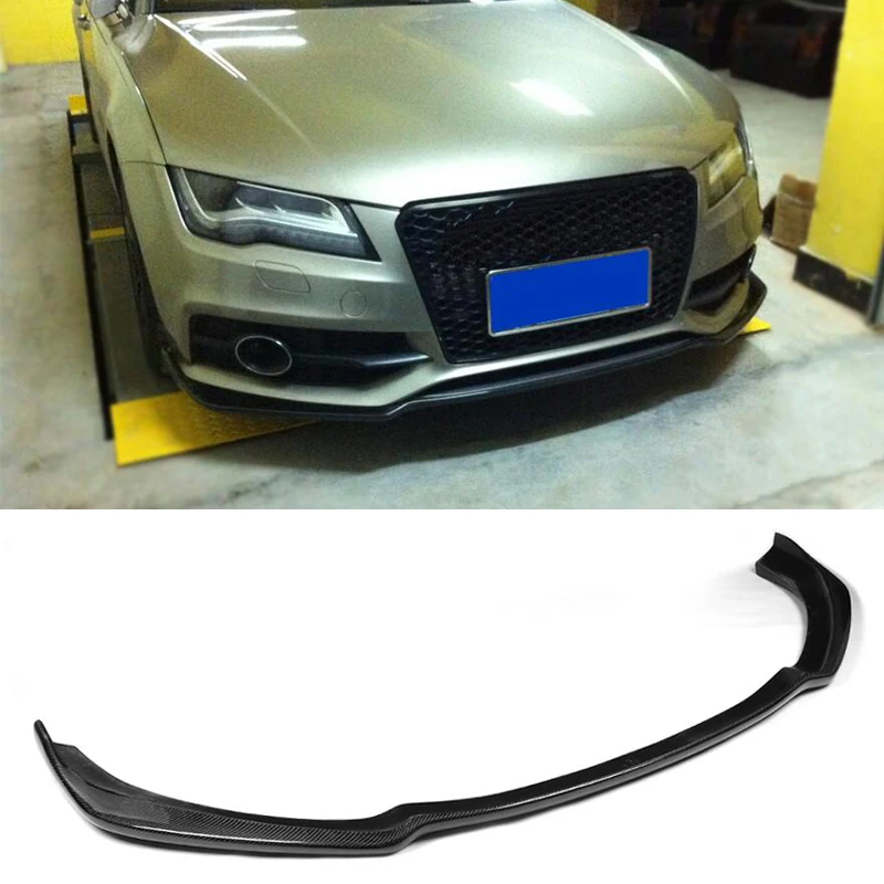 Автомобильный передний бампер спойлер разветвители для Audi A7 Sline 2012-2014 губа