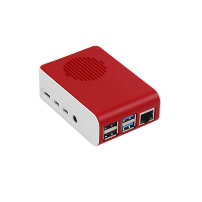Новый Raspberry Pi 4 чехол ABS металлический акриловый с охлаждающим вентилятором для RPi