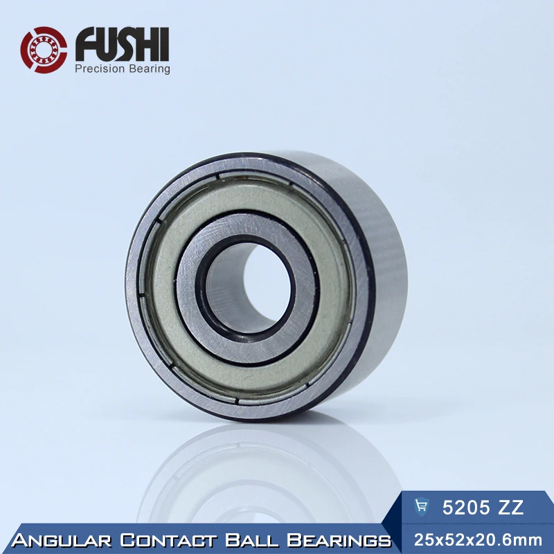 5205 ZZ подшипник 25x52x20 6 мм (1 шт.) осевые двухрядные Радиально упорные