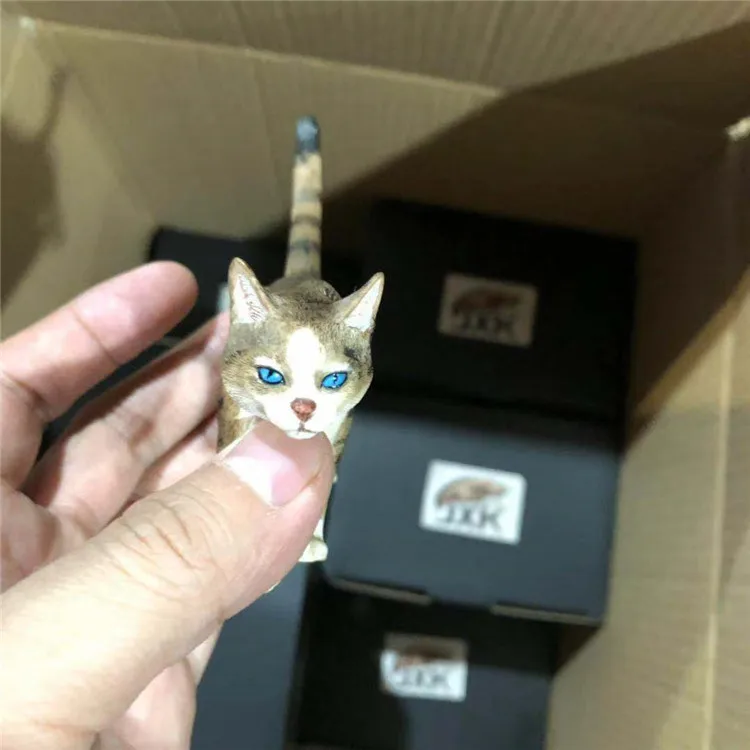 

In stock 1/6 JxK003 Chinese Garden Cats Series Static Decoration Animal Model for 12 inch Scene Model