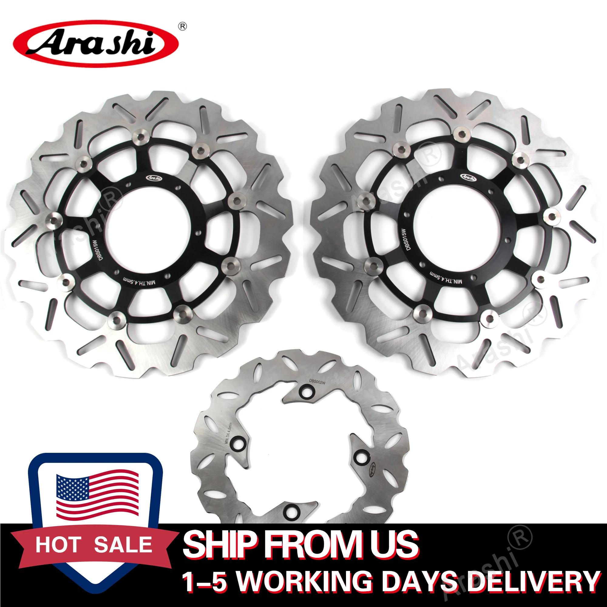 Поставка от нас CBR600RR 2003 2015 спереди и сзади роторы тормозной диск для HONDA CBR1000RR CBR1000