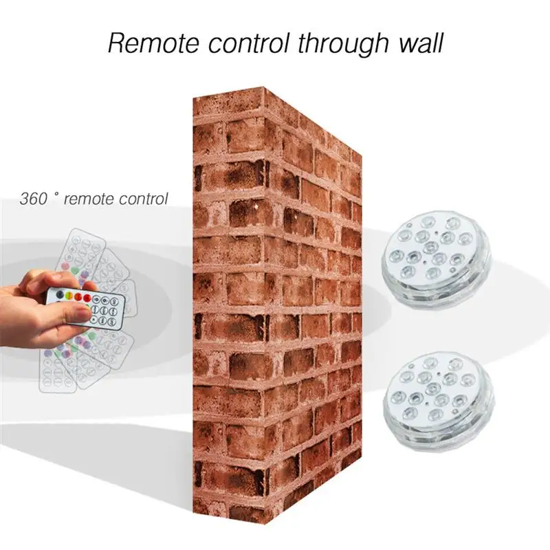 Лампа для дайвинга с 13 светодиодов Дистанционное Управление светильник фонтан