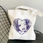 Сумки для покупок с аниме, Нана, манга, Рен, хонджо, кавайная сумка для девушек, Холщовая Сумка-тоут с принтом, сумки, женская сумка в стиле Харадзюку, сумка на плечо