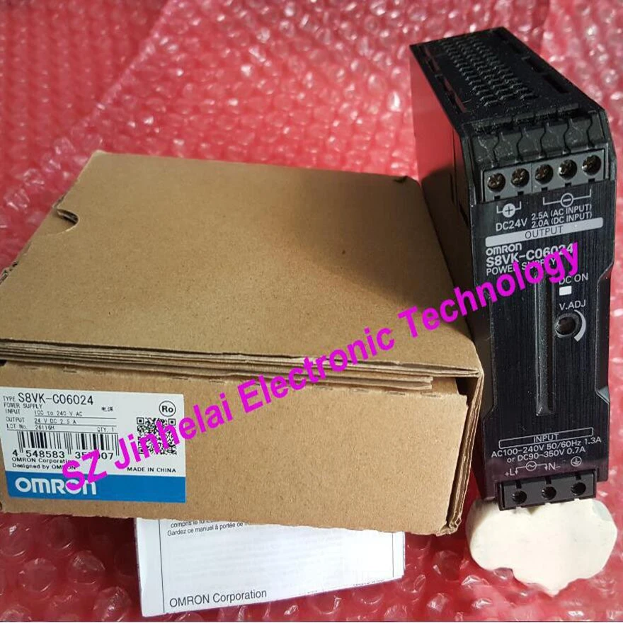 100% новый и оригинальный блок питания OMRON с S8VK C06024 Входное напряжение: 100 240 В