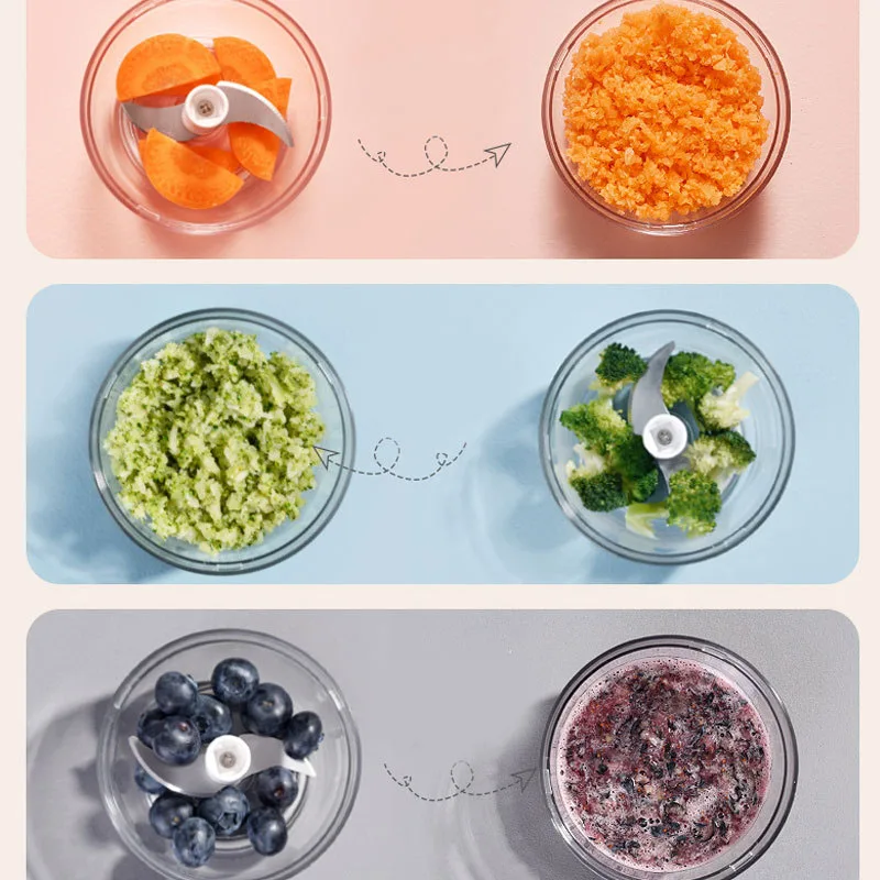 

Newly Multifunctional Hand Vegetable Cutter Mini Food Supplement Machine Household Kitchen Gadgets XSD88