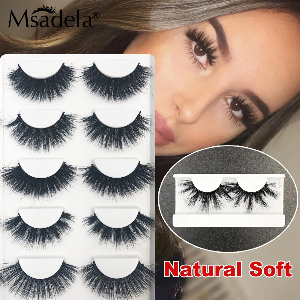 3D / 5D 8D Минк ресницы хандамде фри можно повторно использовать естественный глаз