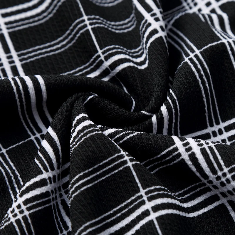 Мужская клетчатая рубашка с длинным рукавом большого размера | одежда