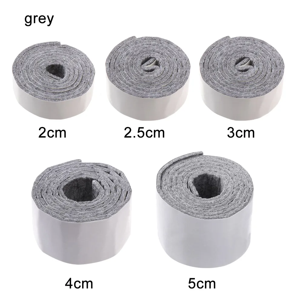 

1 Roll Self-Adhesive Felt Furniture Pad Roll for Hard Surfaces Heavy Duty Felt Strip Mute Wear-resisting Protect the floor Pads