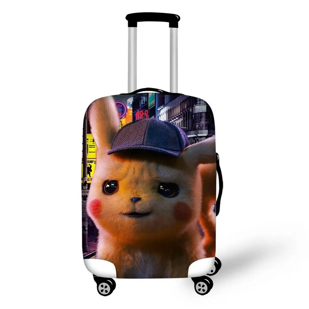 CDWX4438LMS HaoYun эластичный чехол для чемодана защитный дизайн Pokemon Пыленепроницаемый Чехол для багажа каваи Пикачу защитные аксессуары для багажа - Цвет: CDWX4438LMS