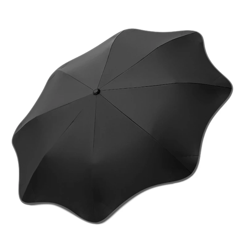 

Rounded Corner Windproof Compact Travel Umbrella, Sunshade Umbrella UV Protection Sun & Rain Umbrella