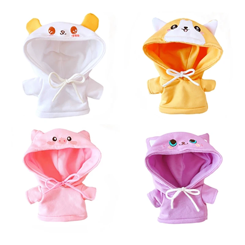 

Fanny 20cm Doll Clothes Lovely Animal Elk, Pink pig, Rabbit, Cat Doll Sweater Our Generation Korea Kpop EXO idol Dolls DIY Gift