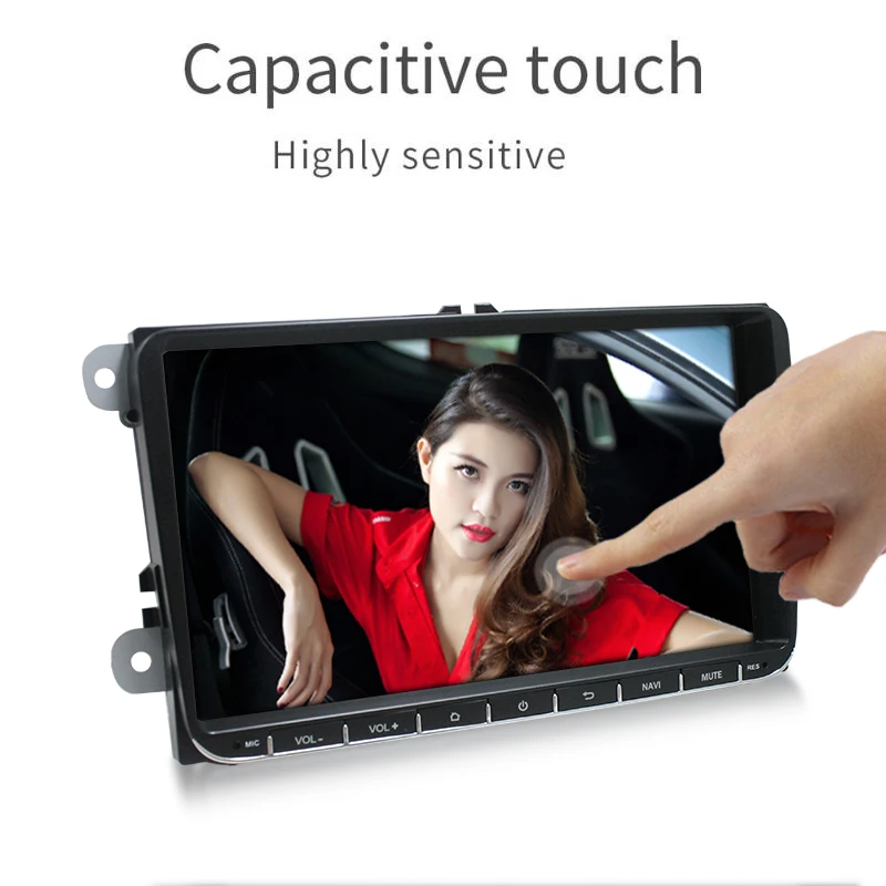 2Din Android 9 0 автомобильный дюймов Радио стерео плеер Hd экран Gps навигация 4 Bluetooth для