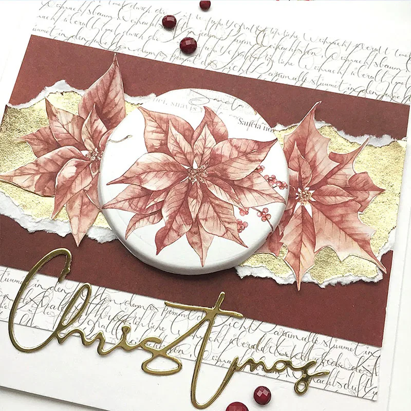 Рождество и Хэллоуин письмо дом дерево олень Рамка Металлическая резка