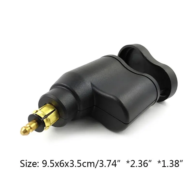 

Dual USB Charger DIN Cigarette Lighter Socket for bmw Hella Motorcycle