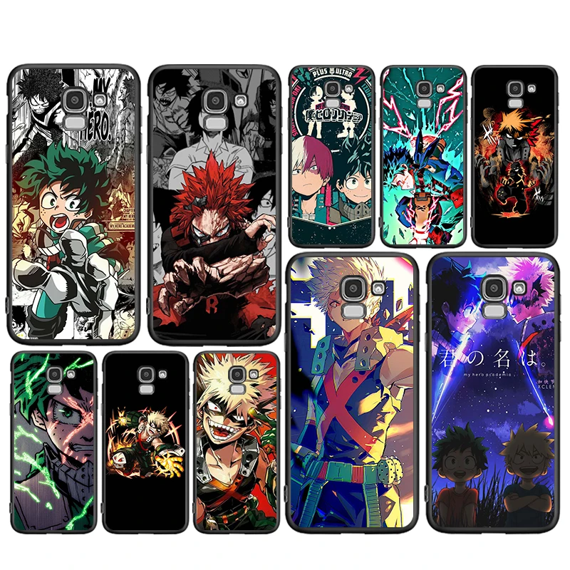 

My hero academia For Samsung J8 J7 Duo J730 J6 J5 J530 J4 J3 J330 J2 Core Star Prime 2018 EU Plus Soft TPU Phone Case