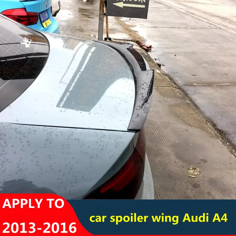 Задний спойлер для губ 4 двери из АБС-материала Audi A4 B8 задний багажника заднего