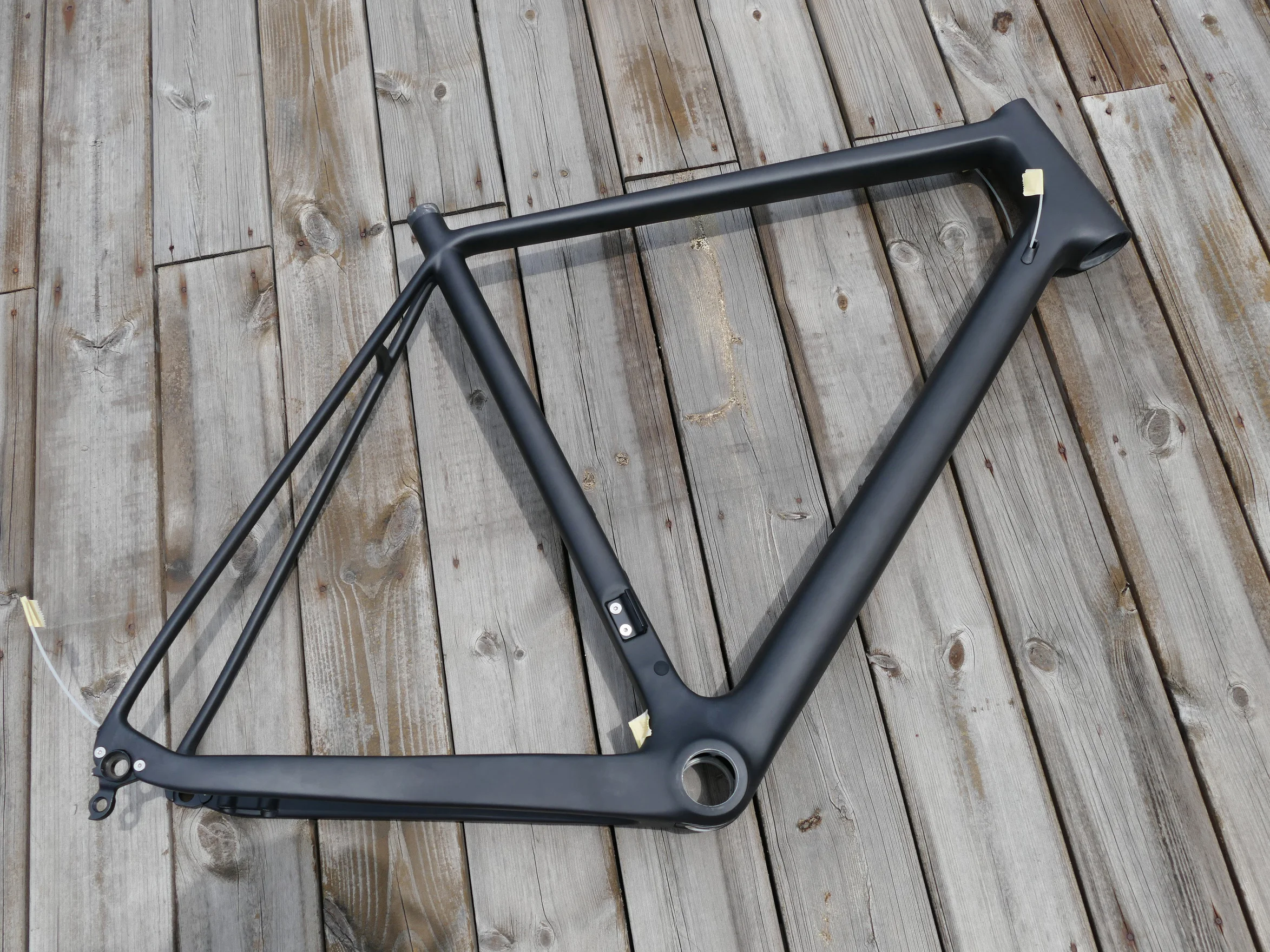Полностью карбоновый Toray UD матовый велосипедный дисковый тормоз Cyclocross BSA BB30 рама