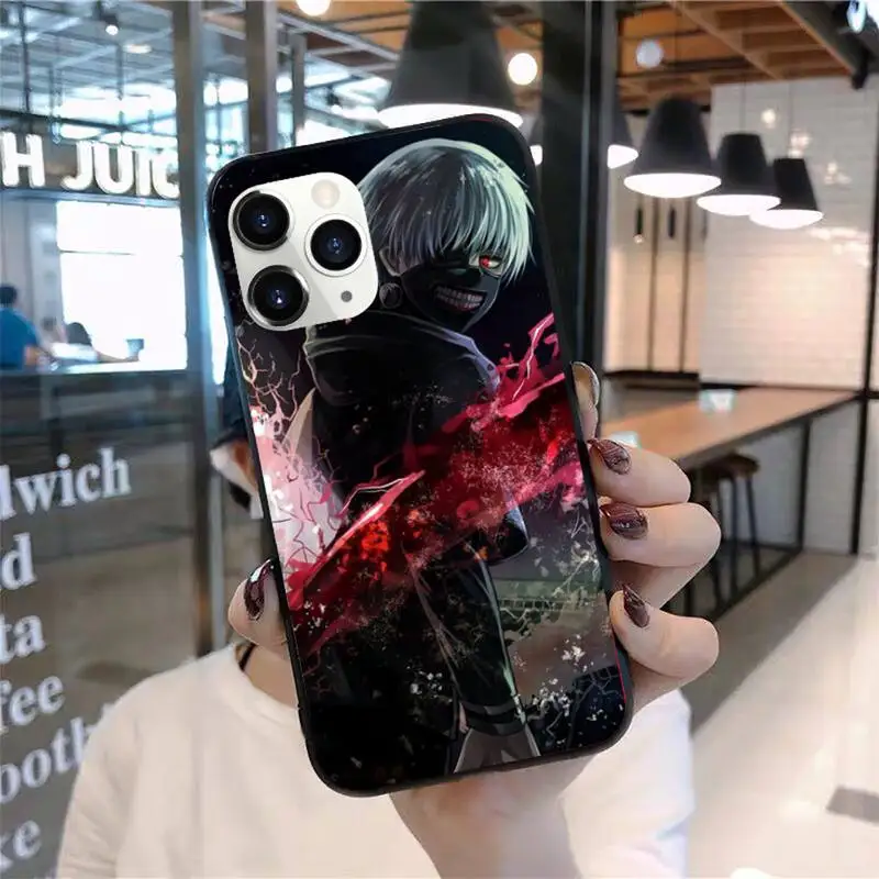 

Tokyo Ghoul Cool Japanese Anime Phone Case for iPhone 11 12 mini pro XS MAX 8 7 6 6S Plus X 5S SE 2020 XR