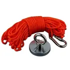 Магнит для рыбалки, 200 кг, мощный неодимовый магнит, с 20 веревками