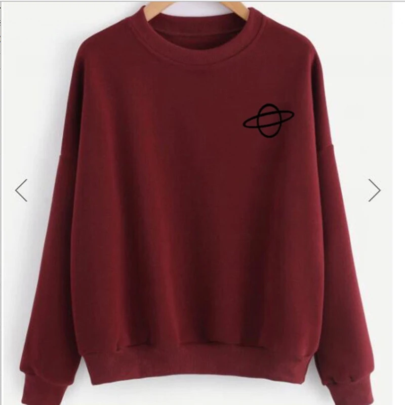 

High Quality women Sweatshirt Vintage Autumn Warm Hoodies Women Long Sleeve O-Neck Harajuku Pullovers Femme Casual Jumper