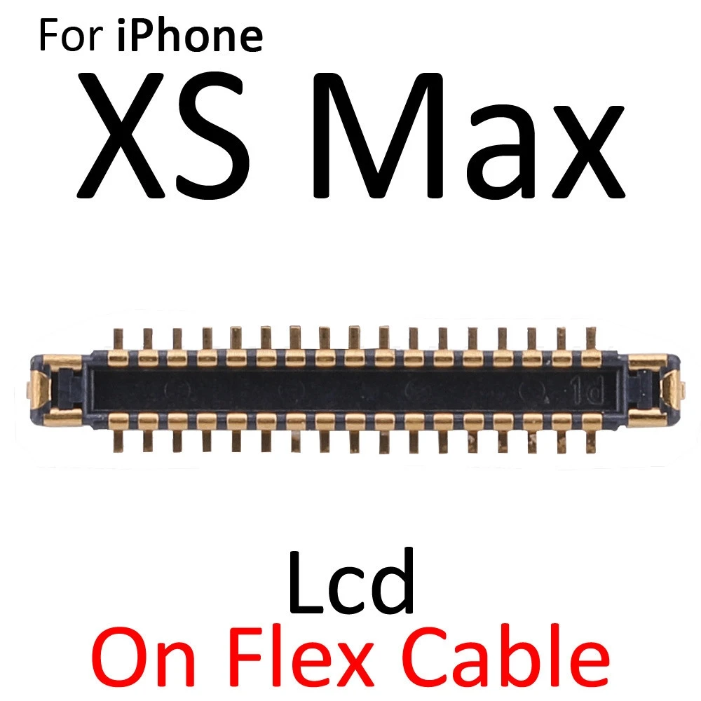 2 шт \ Лот LCD дигитайзер 3D сенсорный экран дисплей FPC Разъем для iPhone X XR XS Max на